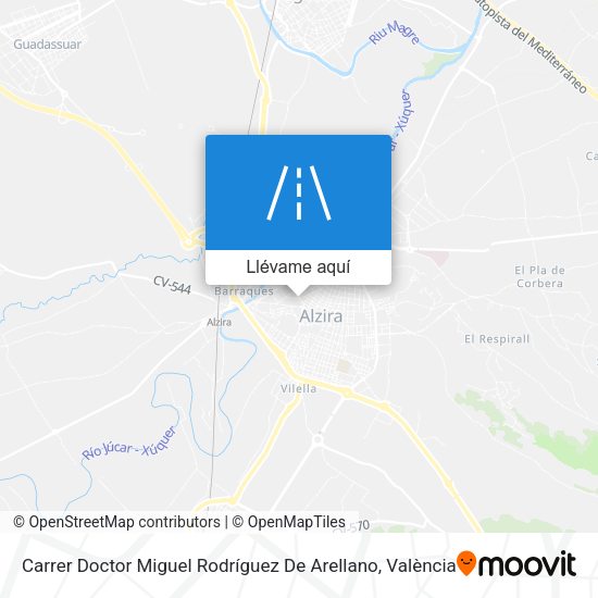 Mapa Carrer Doctor Miguel Rodríguez De Arellano