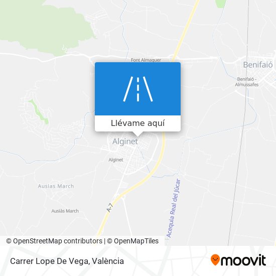 Mapa Carrer Lope De Vega