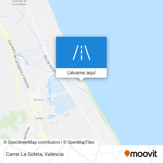 Mapa Carrer La Goleta