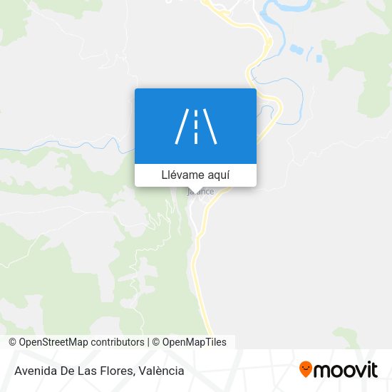 Mapa Avenida De Las Flores