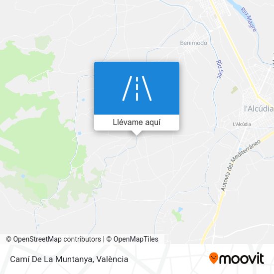 Mapa Camí De La Muntanya