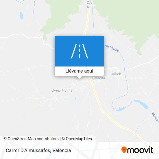 Mapa Carrer D'Almussafes