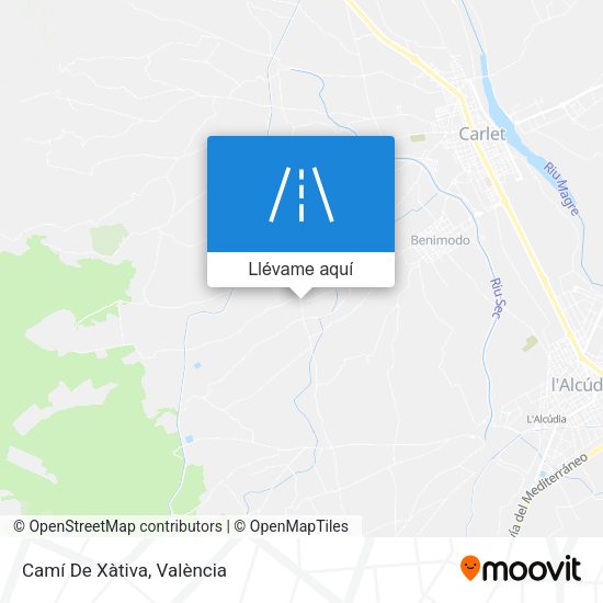 Mapa Camí De Xàtiva