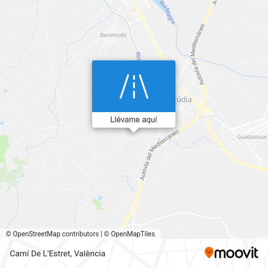 Mapa Camí De L'Estret