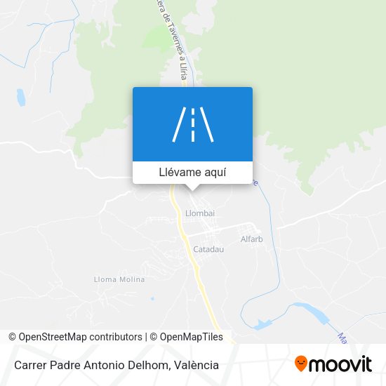Mapa Carrer Padre Antonio Delhom