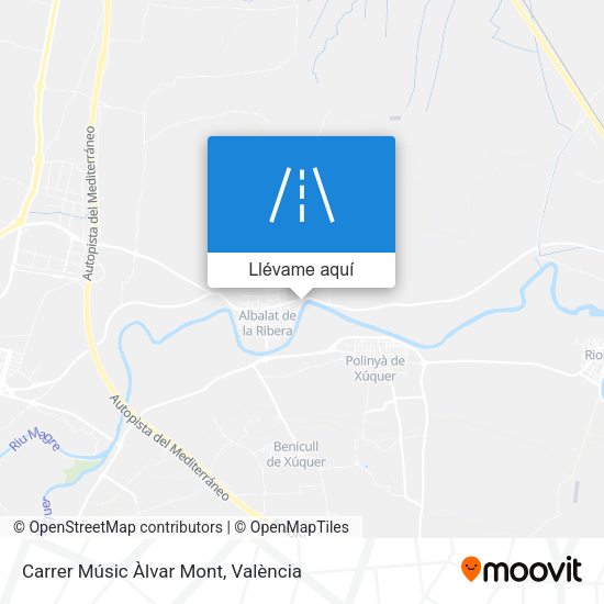 Mapa Carrer Músic Àlvar Mont