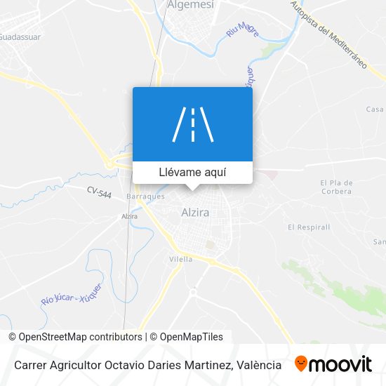 Mapa Carrer Agricultor Octavio Daries Martinez