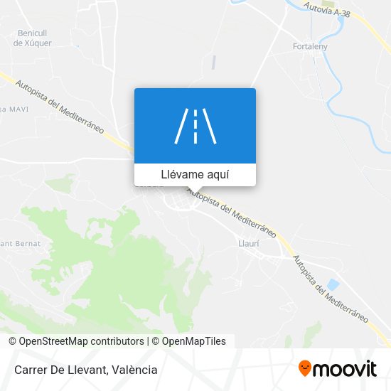 Mapa Carrer De Llevant