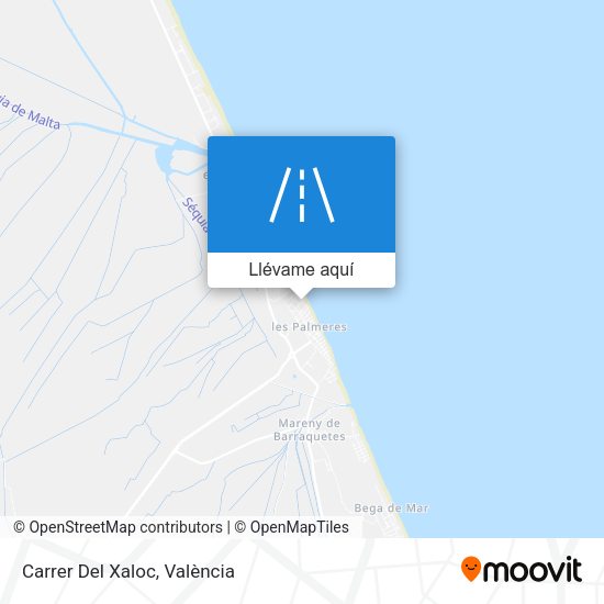 Mapa Carrer Del Xaloc