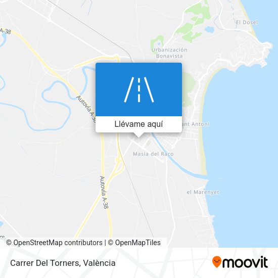 Mapa Carrer Del Torners