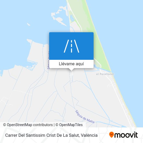 Mapa Carrer Del Santissim Crist De La Salut