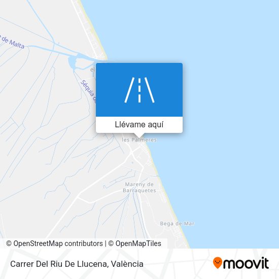 Mapa Carrer Del Riu De Llucena