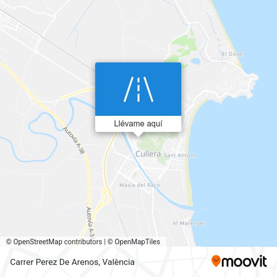 Mapa Carrer Perez De Arenos