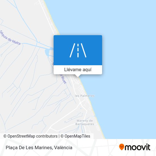 Mapa Plaça De Les Marines
