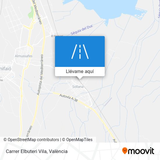 Mapa Carrer Elbuteri Vila