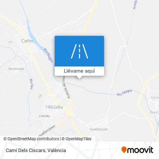 Mapa Camí Dels Císcars