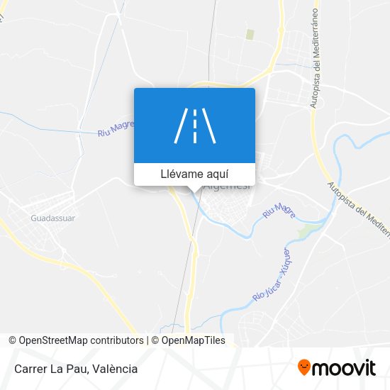 Mapa Carrer La Pau