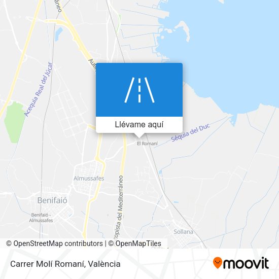 Mapa Carrer Molí Romaní