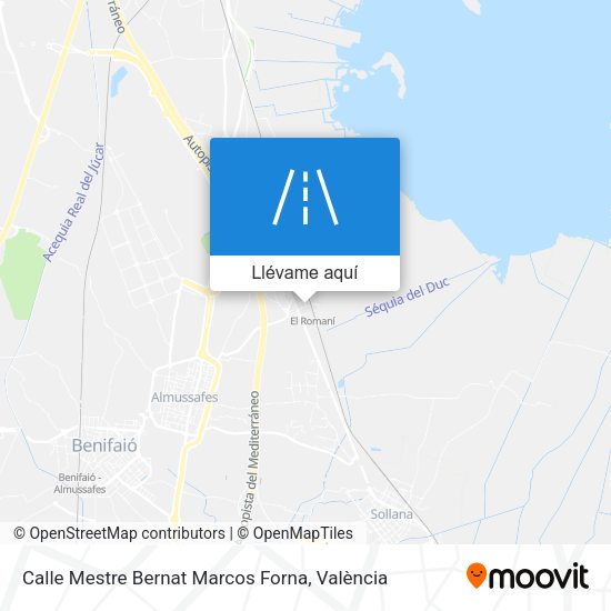 Mapa Calle Mestre Bernat Marcos Forna
