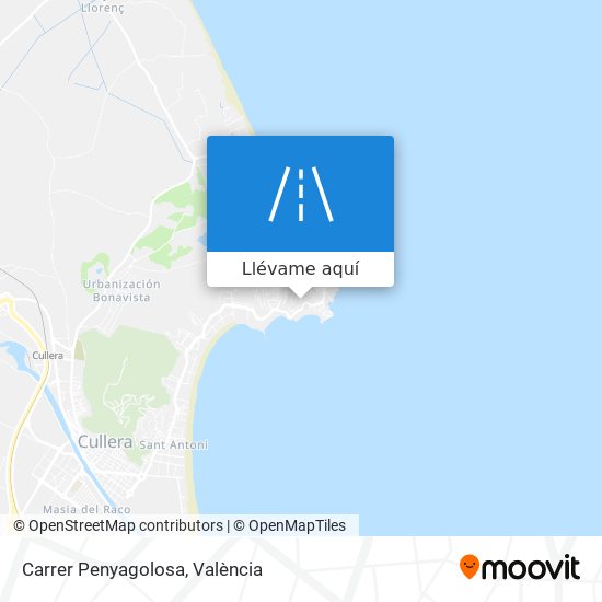 Mapa Carrer Penyagolosa