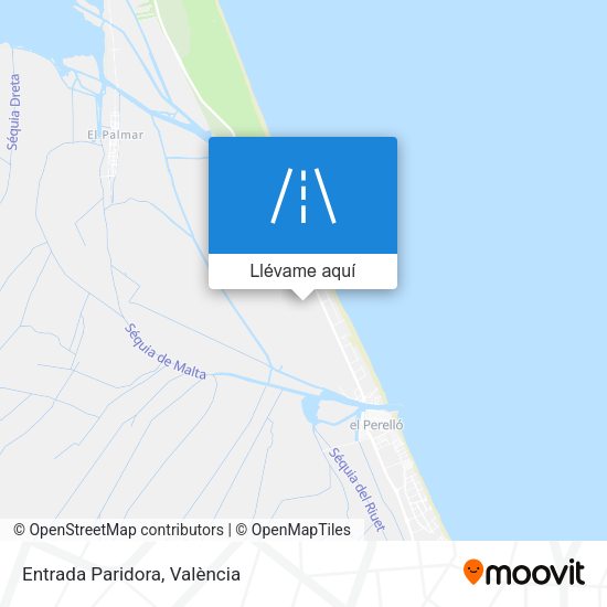 Mapa Entrada Paridora