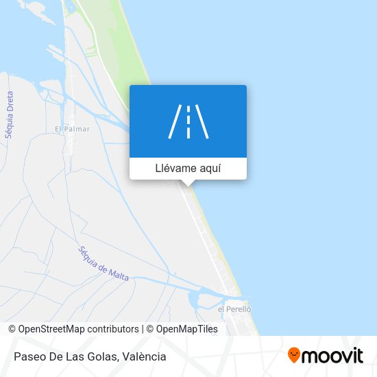 Mapa Paseo De Las Golas