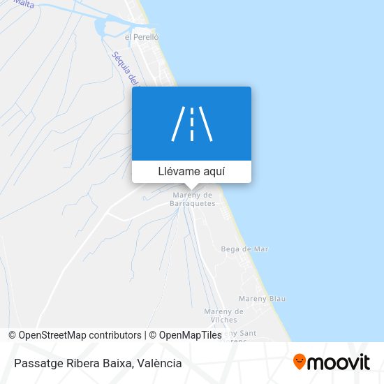 Mapa Passatge Ribera Baixa