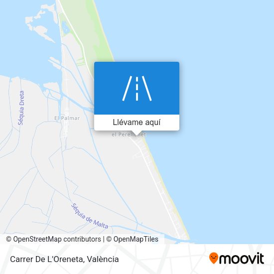 Mapa Carrer De L'Oreneta