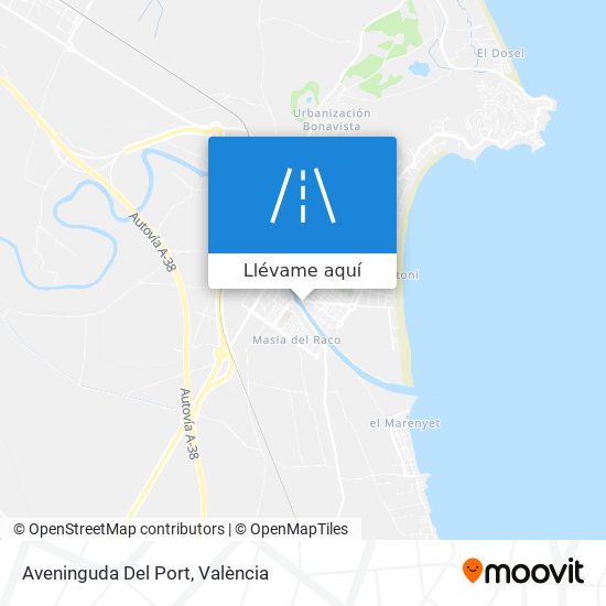Mapa Aveninguda Del Port
