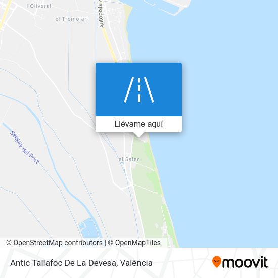 Mapa Antic Tallafoc De La Devesa