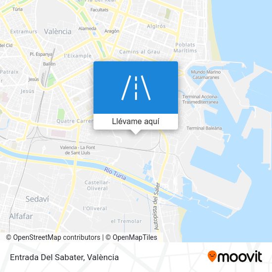 Mapa Entrada Del Sabater