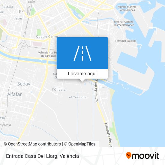 Mapa Entrada Casa Del Llarg