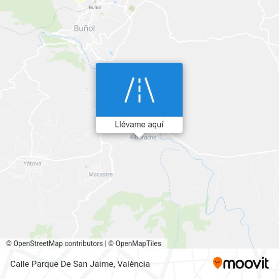 Mapa Calle Parque De San Jaime