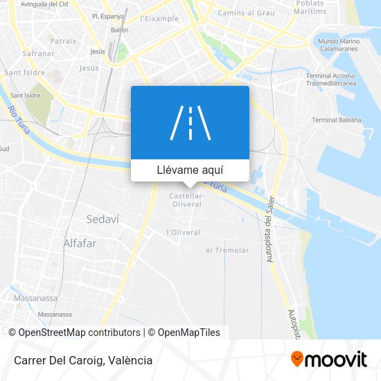 Mapa Carrer Del Caroig