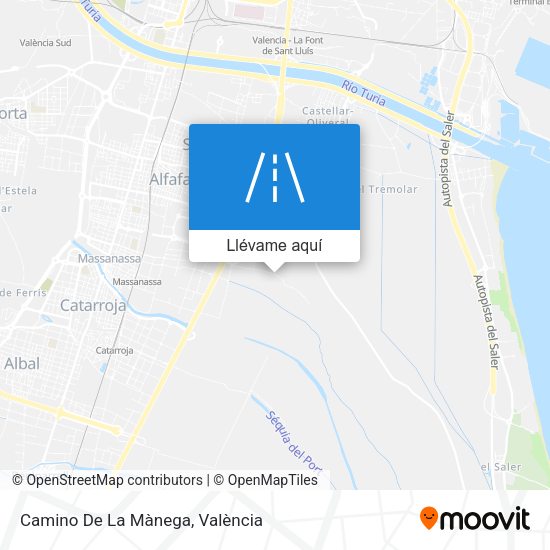 Mapa Camino De La Mànega