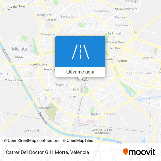 Mapa Carrer Del Doctor Gil I Morte