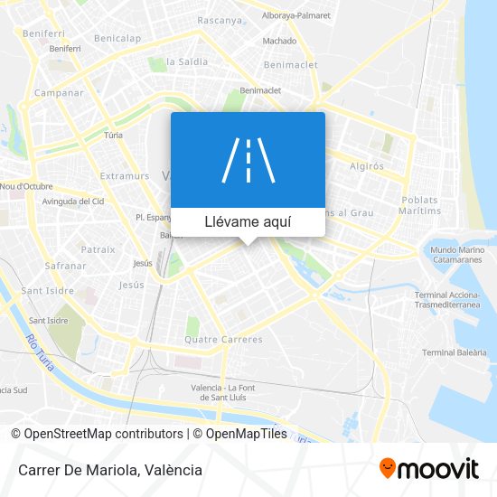 Mapa Carrer De Mariola