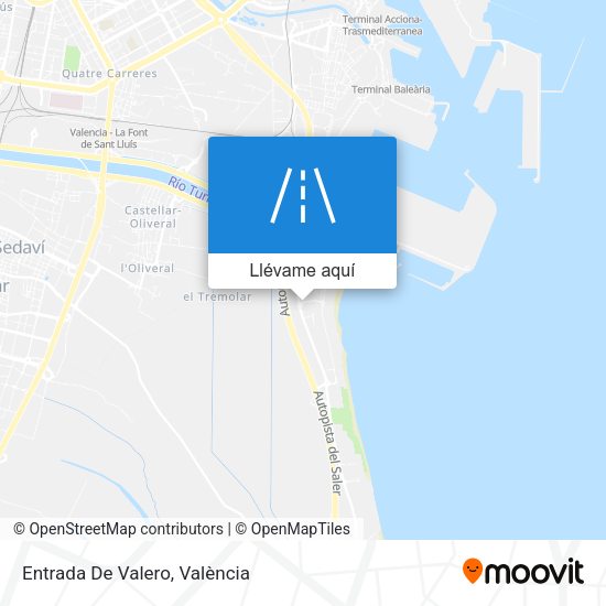 Mapa Entrada De Valero