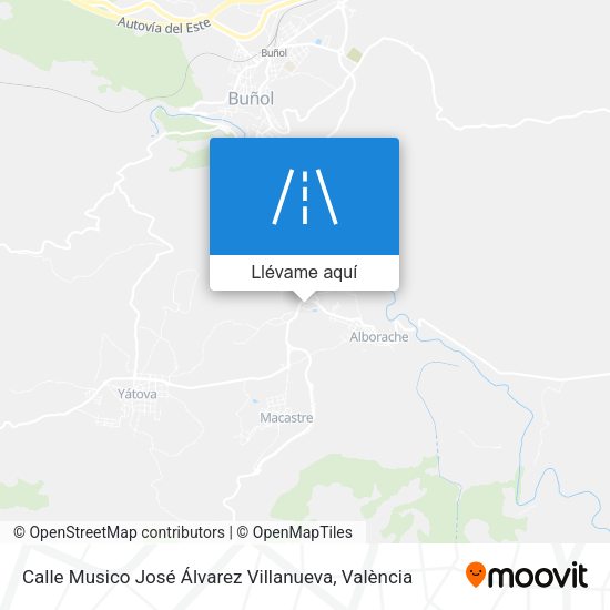 Mapa Calle Musico José Álvarez Villanueva