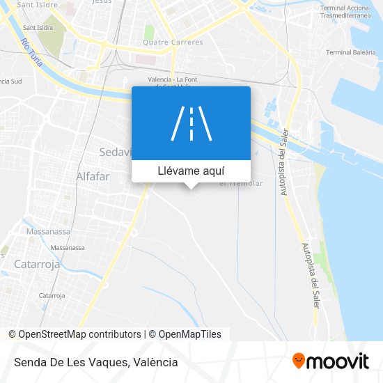 Mapa Senda De Les Vaques