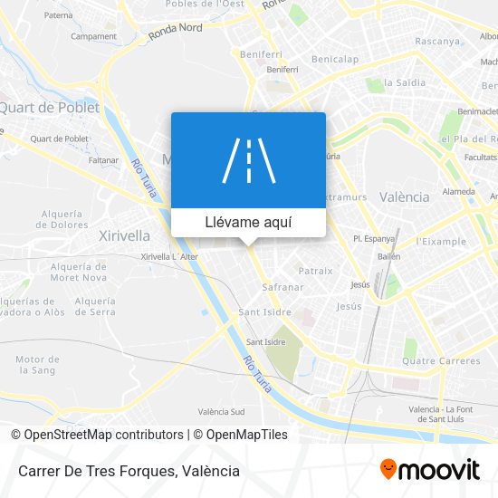 Mapa Carrer De Tres Forques