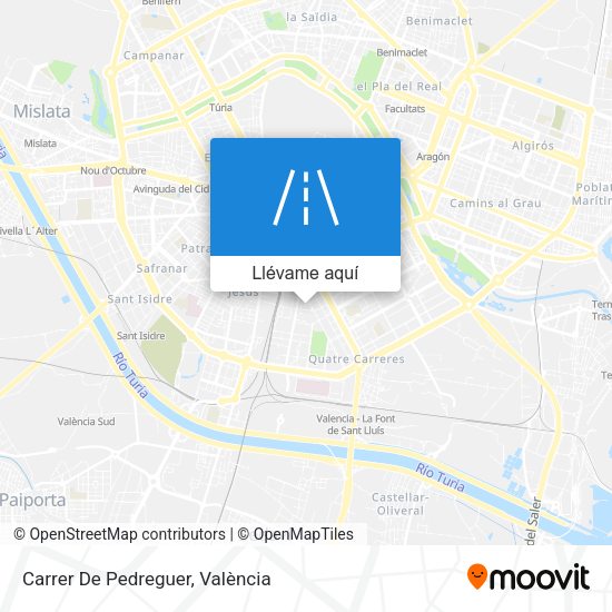 Mapa Carrer De Pedreguer