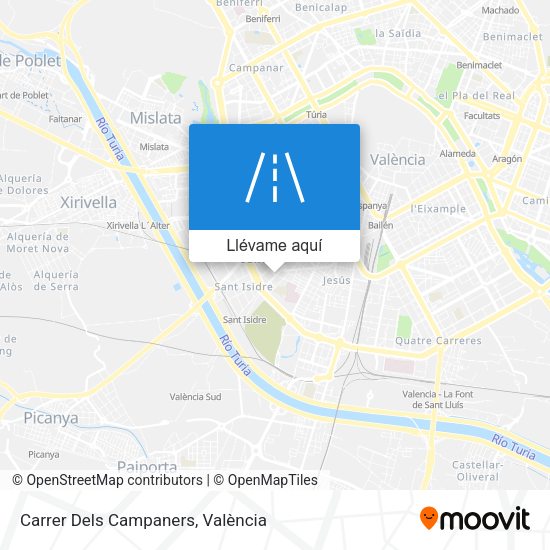 Mapa Carrer Dels Campaners