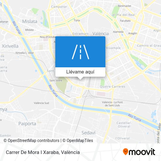Mapa Carrer De Mora I Xaraba