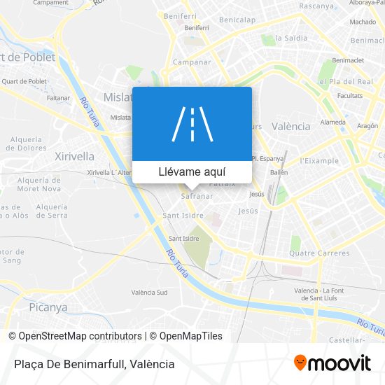 Mapa Plaça De Benimarfull
