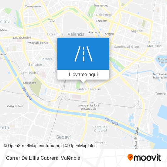 Mapa Carrer De L'Illa Cabrera