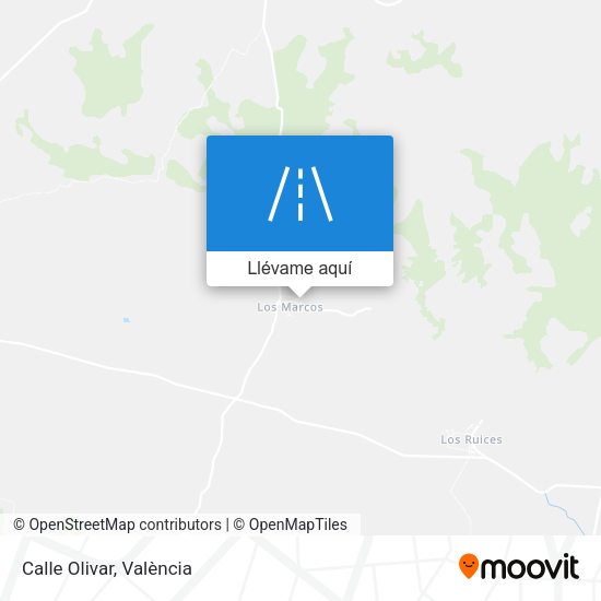 Mapa Calle Olivar