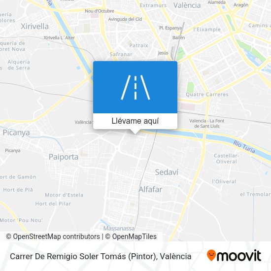 Mapa Carrer De Remigio Soler Tomás (Pintor)
