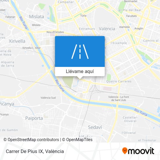 Mapa Carrer De Pius IX