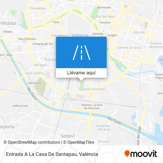 Mapa Entrada A La Casa De Santapau